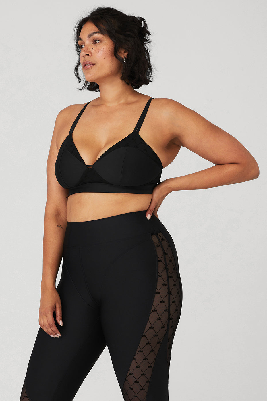 Airlift Mesh Celeste Bra - Black