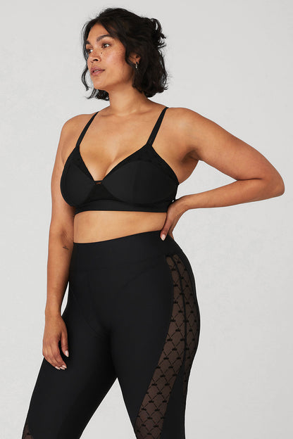 Airlift Mesh Celeste Bra - Black