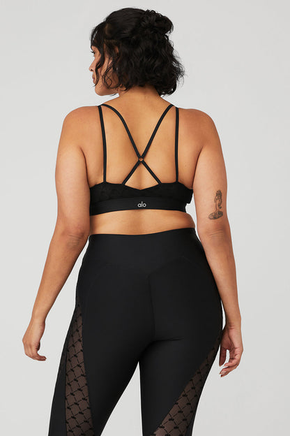 Airlift Mesh Celeste Bra - Black