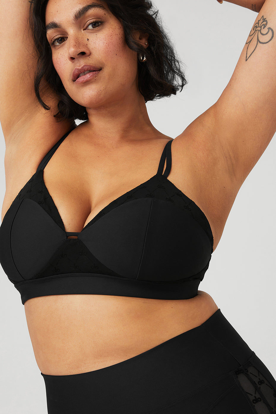 Airlift Mesh Celeste Bra - Black