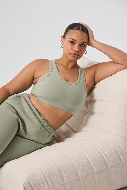Seamless Chosen Bra - Limestone