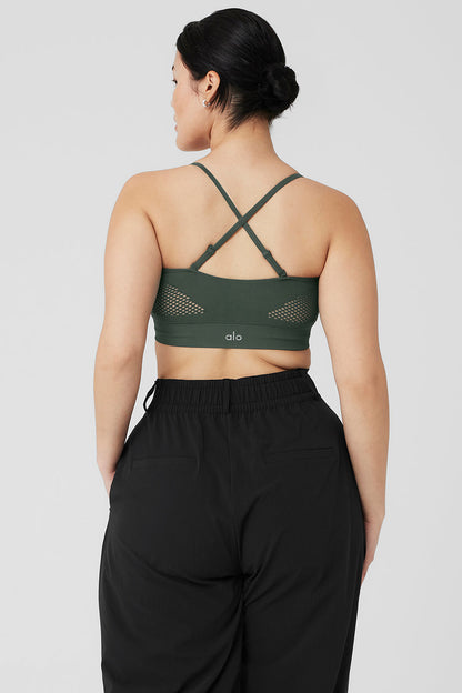 Seamless Open Air Bandeau Bra - Dark Cactus