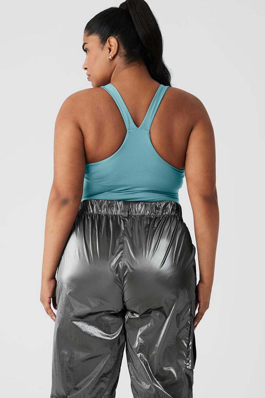 Airbrush Real Bra Tank - Teal Agate