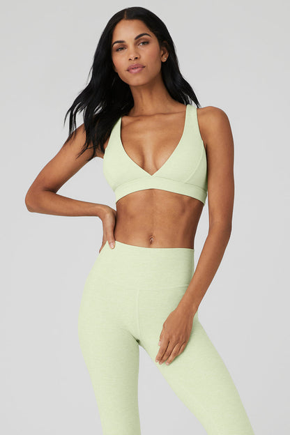 Alosoft Show Stopper Bra - Iced Green Tea Heather