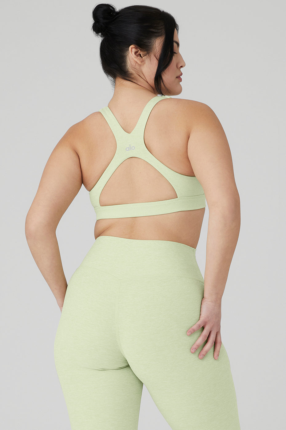 Alosoft Show Stopper Bra - Iced Green Tea Heather