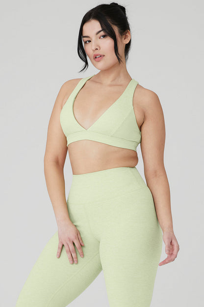 Alosoft Show Stopper Bra - Iced Green Tea Heather