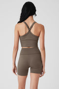 Seamless Ribbed Favorite Bra Tank - Olive Tree