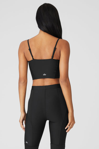 Airlift Street Goddess Bra Tank - Black