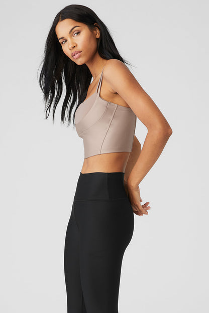 Airlift Street Goddess Bra Tank - Taupe