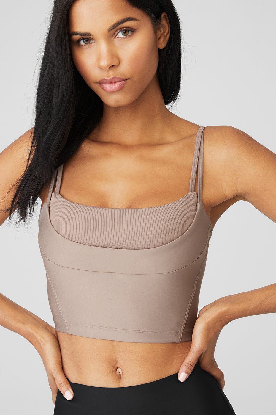 Airlift Street Goddess Bra Tank - Taupe