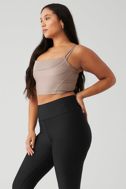 Airlift Street Goddess Bra Tank - Taupe