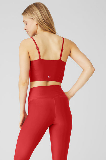 Airlift Street Goddess Bra Tank - Classic Red