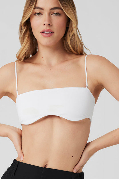 Airbrush Socialite Bandeau - White