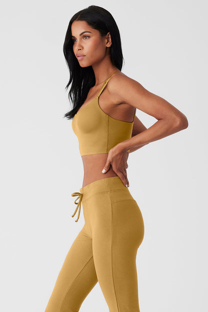 Alosoft Molded Fantasy Bra - Golden Olive Branch