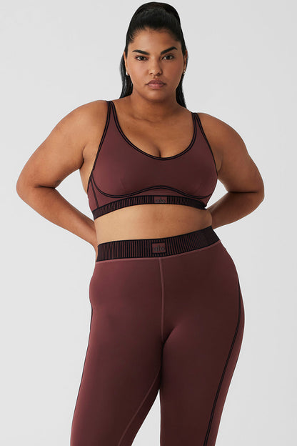 Airlift Line Up Bra - Cherry Cola