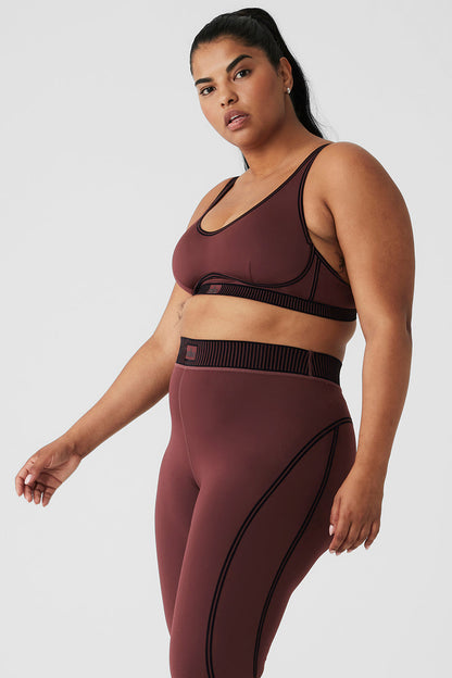 Airlift Line Up Bra - Cherry Cola