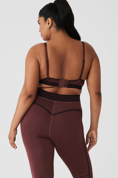 Airlift Line Up Bra - Cherry Cola