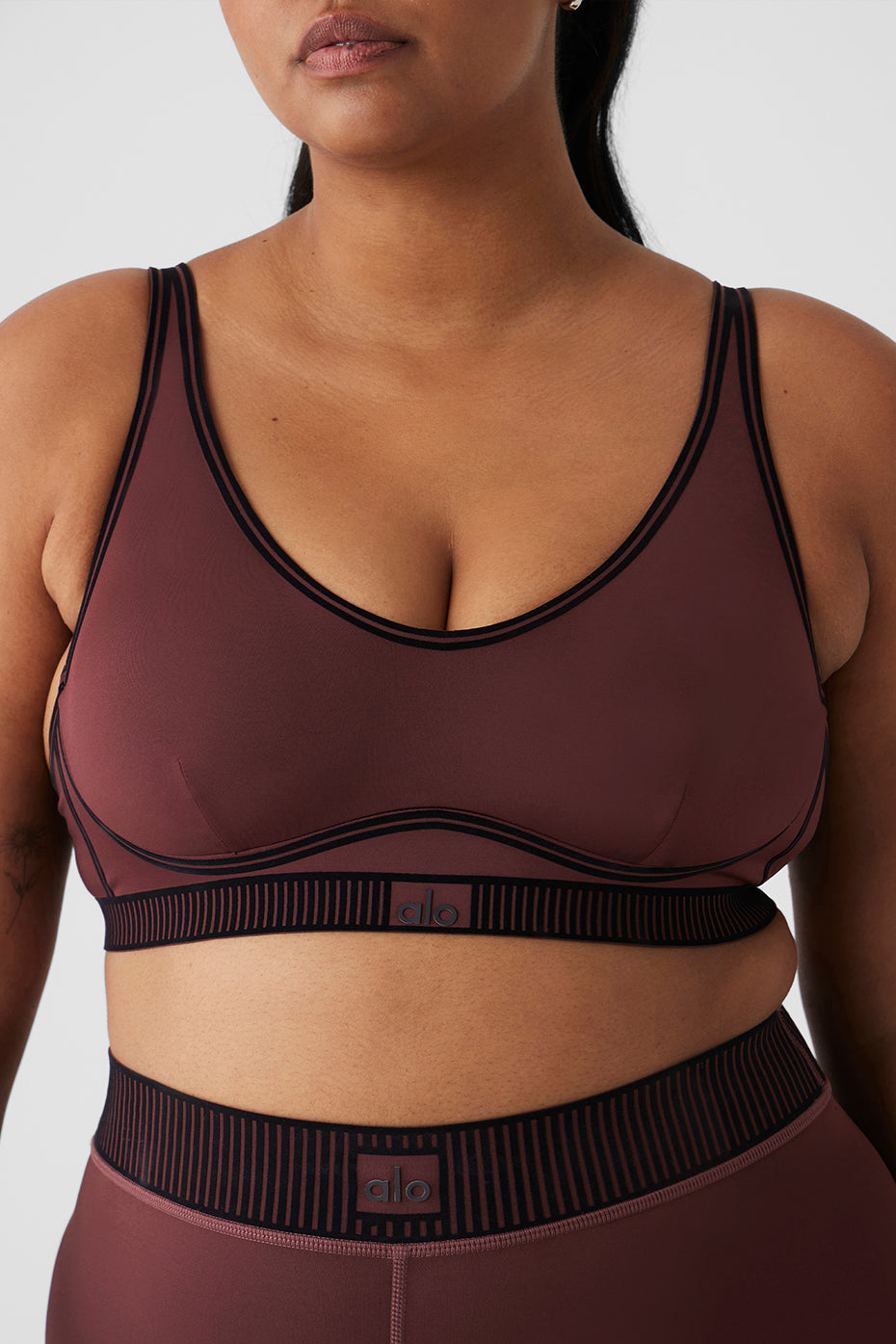 Airlift Line Up Bra - Cherry Cola