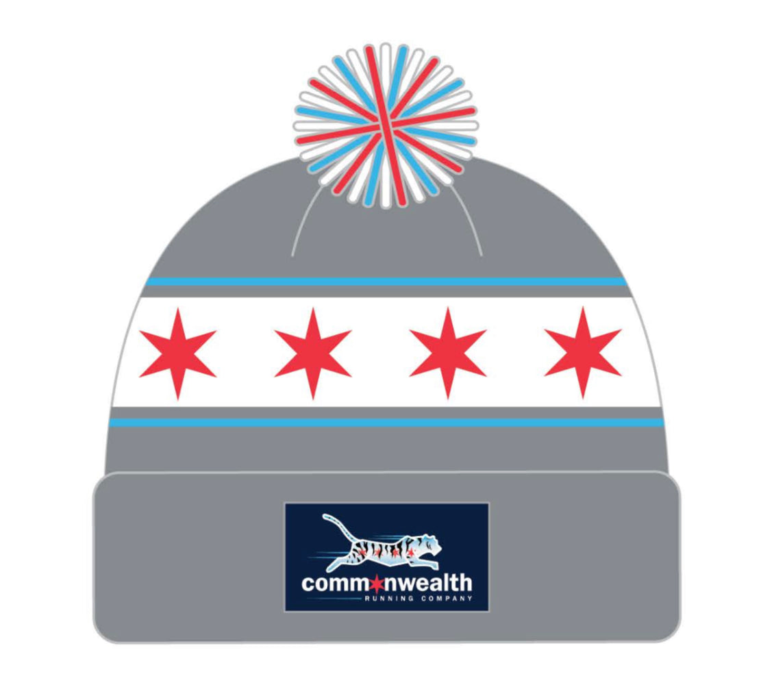 Commonwealth Chicago Flag Pom Beanie (6 Colors)
